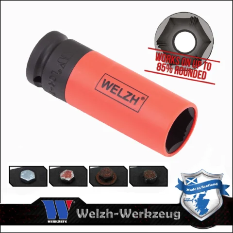 Légkulcsfej 1/2" alufelnihez 21 mm Lok-Typ - Welzh