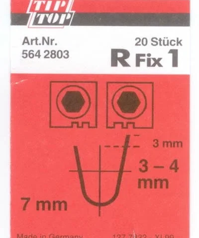Gumi profilvágóhoz vágókés - kerekített profil - R Fix1. 3-4 mm -20 db