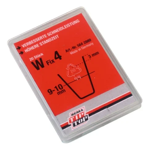 Gumi profilvágóhoz vágókés - szögletes profil - W Fix4. 9-10 mm -20 db