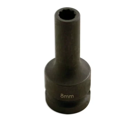 Többrészes split rim felnihez dugókulcs - 10 lapú csavarfejre 8 mm