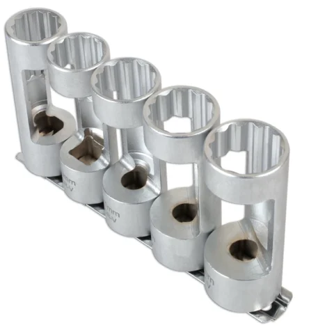 Lengéscsillapító spec. dugókulcs készlet 5 db 18-19-21-22-24 mm 1/2"