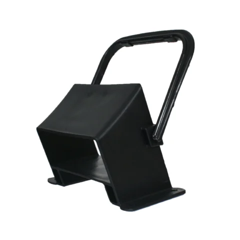 Kerék ék - támasztó ék - TEHER extra erős műanyag sárga 465x195x225mm