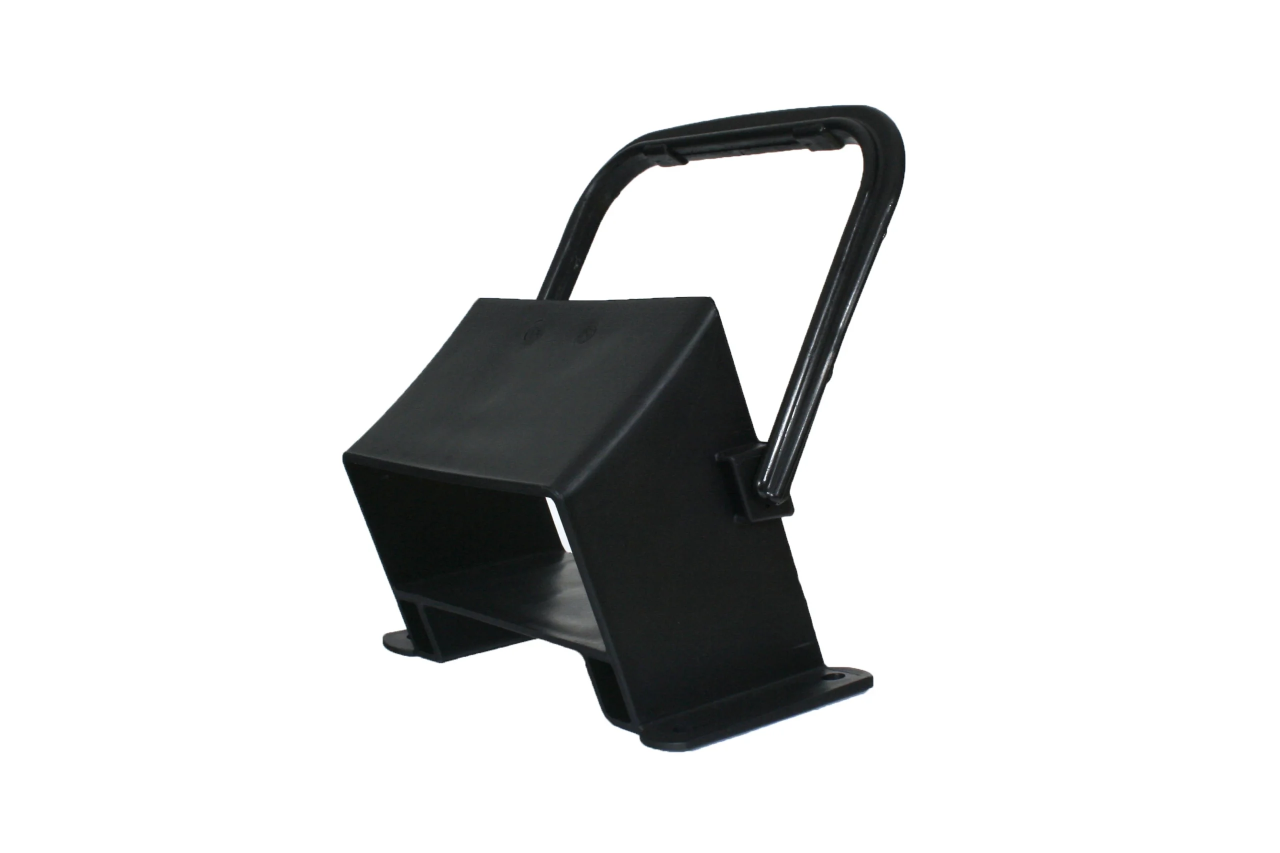 Kerék ék - támasztó ék - TEHER extra erős műanyag sárga 465x195x225mm