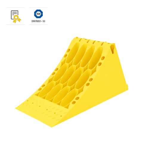 Kerék ék - támasztó ék - TEHER extra erős műanyag 22.5"-DIN76051-F53